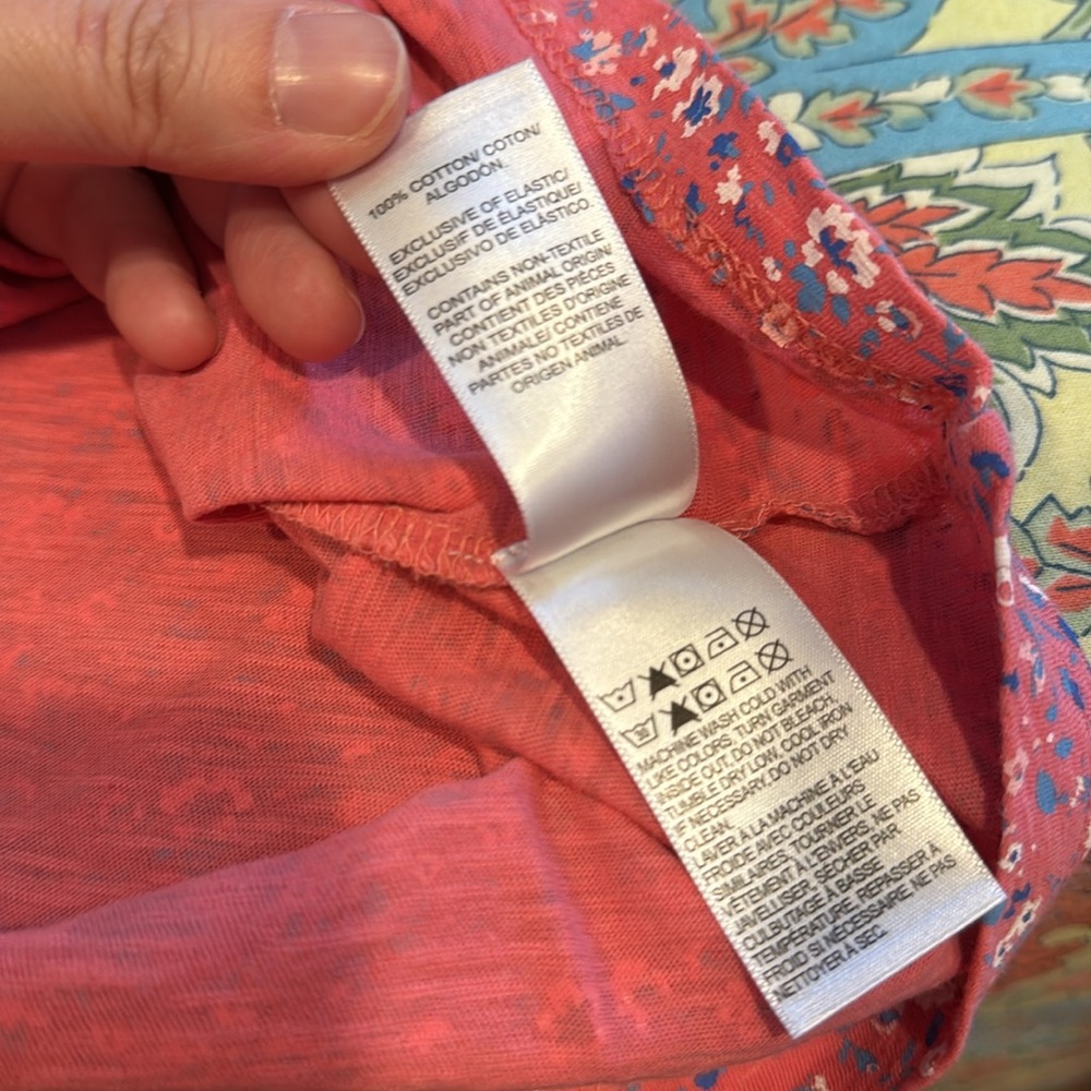 Lucky Brand 🍀 Floral Ruffle Sleeve Top - Picture 6 of 9